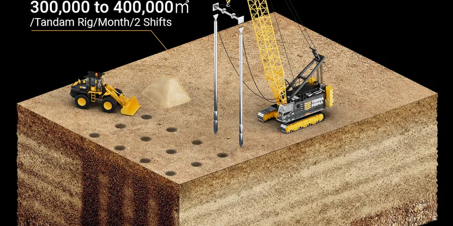 Imagen ilustrativa de Vibrocompactacion en La Serena